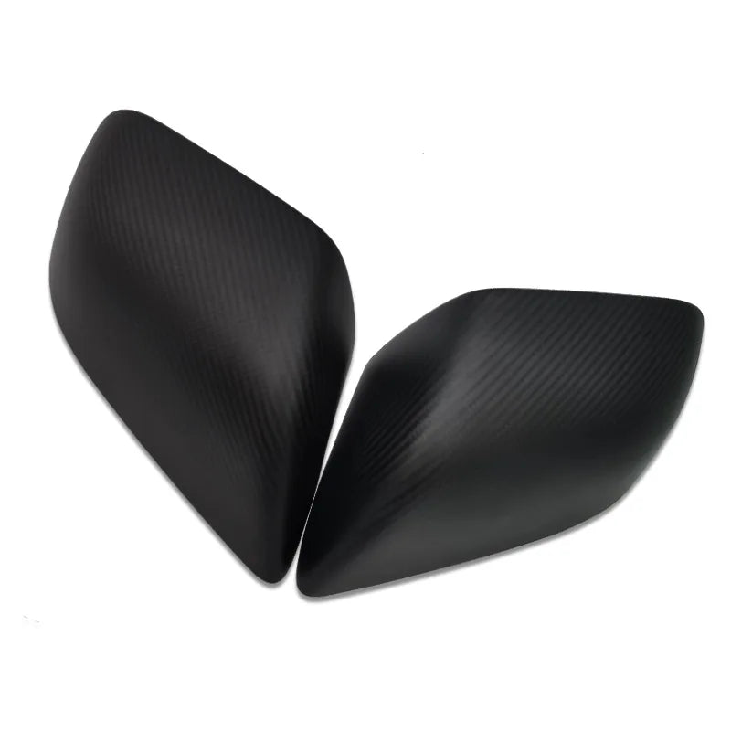 Real Dry Carbon Fiber Mirror Covers Matte Pair for Tesla Model 3 Y Highland