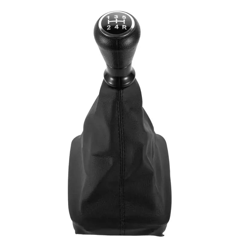 5 Speed Gear Shift Knob with Leather Gaiter Boot for Peugeot 206 & 207