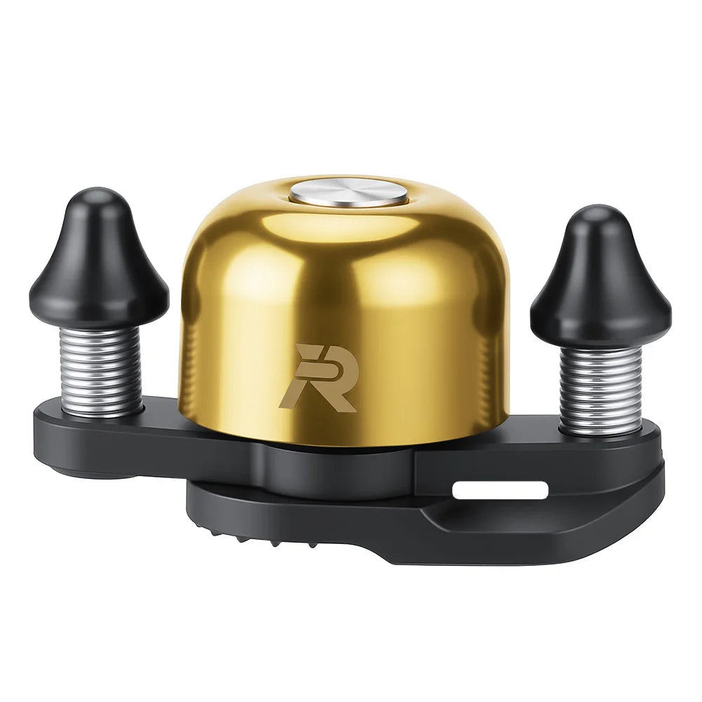 Mini Bike Bell Copper Alloy 100dB Road Bicycle Handlebar Dual Hammer Bell