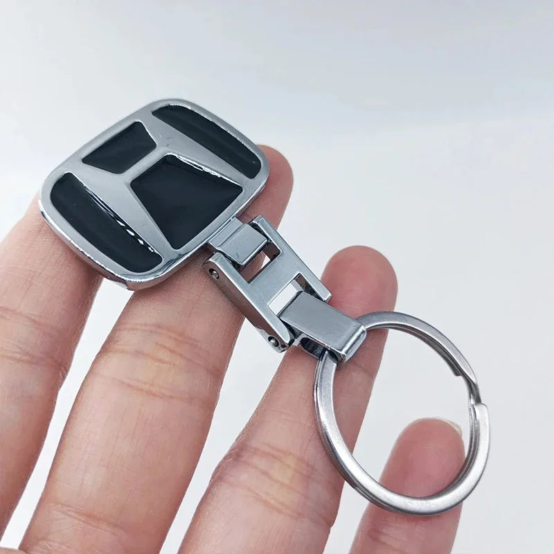Car Logo Metal Keychain Key Ring Auto Key Holder for Honda Civic Accord CRV
