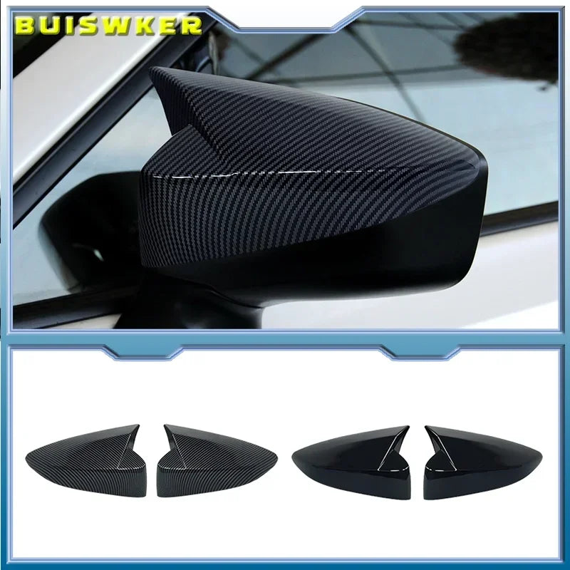 Carbon Fiber Look Side Mirror Cover Caps for Toyota GT86 & Subaru BRZ 2012–2020