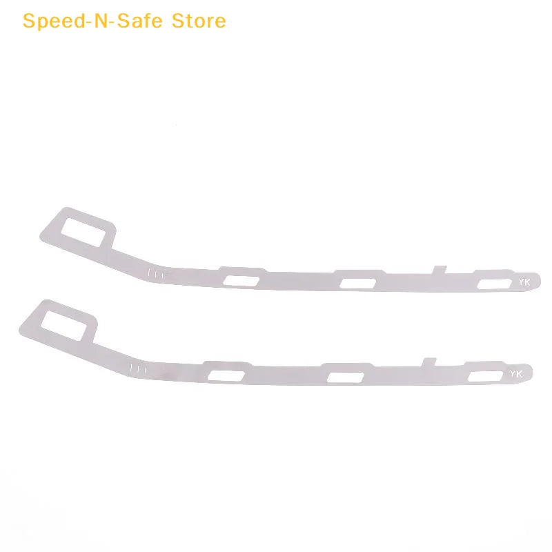 2PCS Front Bumper Repair Plates Metal Brackets for Mazda 3 Axela 2013-2019