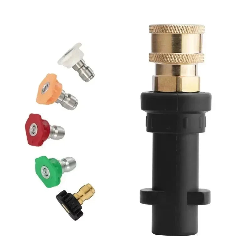 Karcher K2-K7 Pressure Washer Adapter 5 Nozzles Foam Cannon Connector