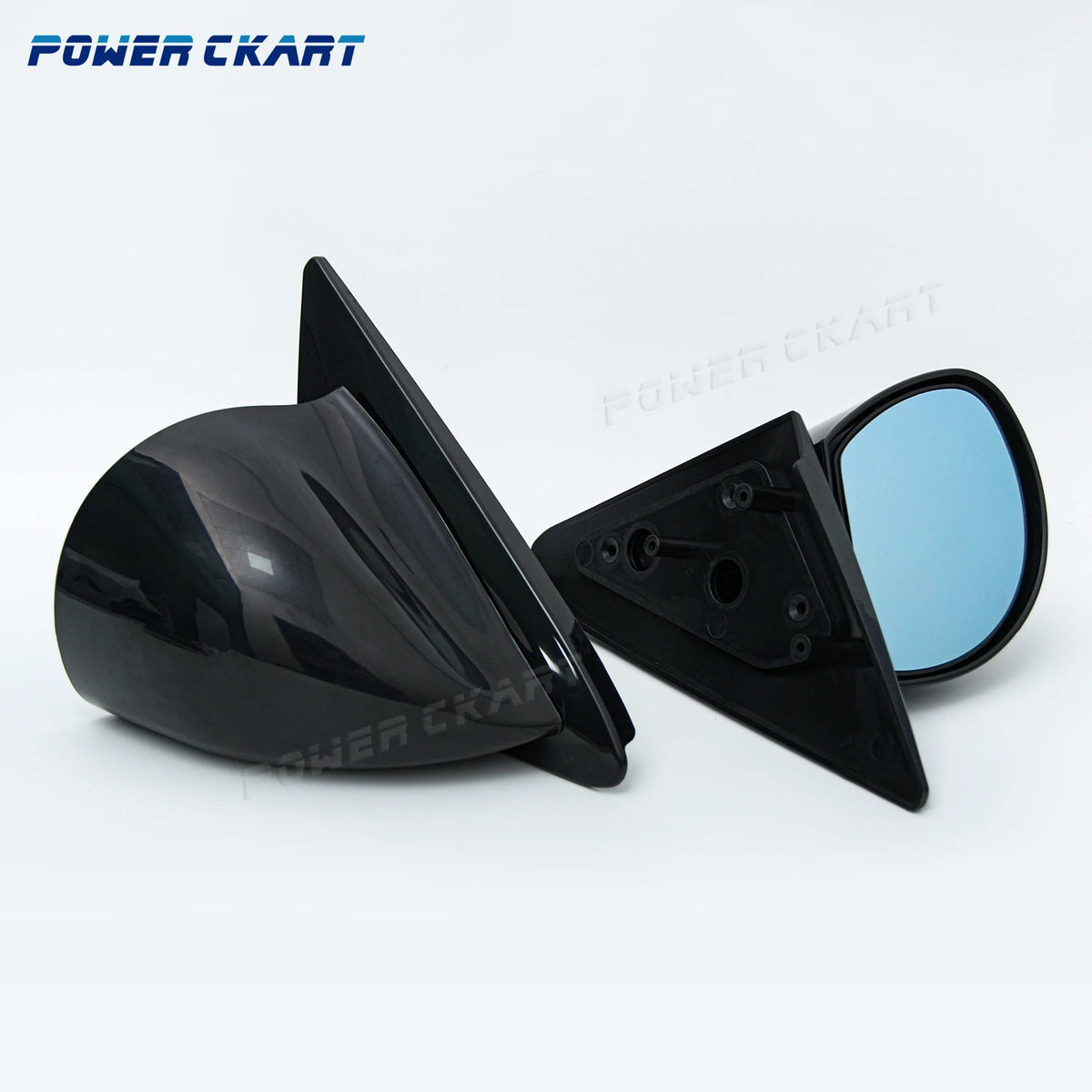 JDM Side Mirror Black Manual Adjust Rearview Mirror for Honda Civic Mitsubishi EVO