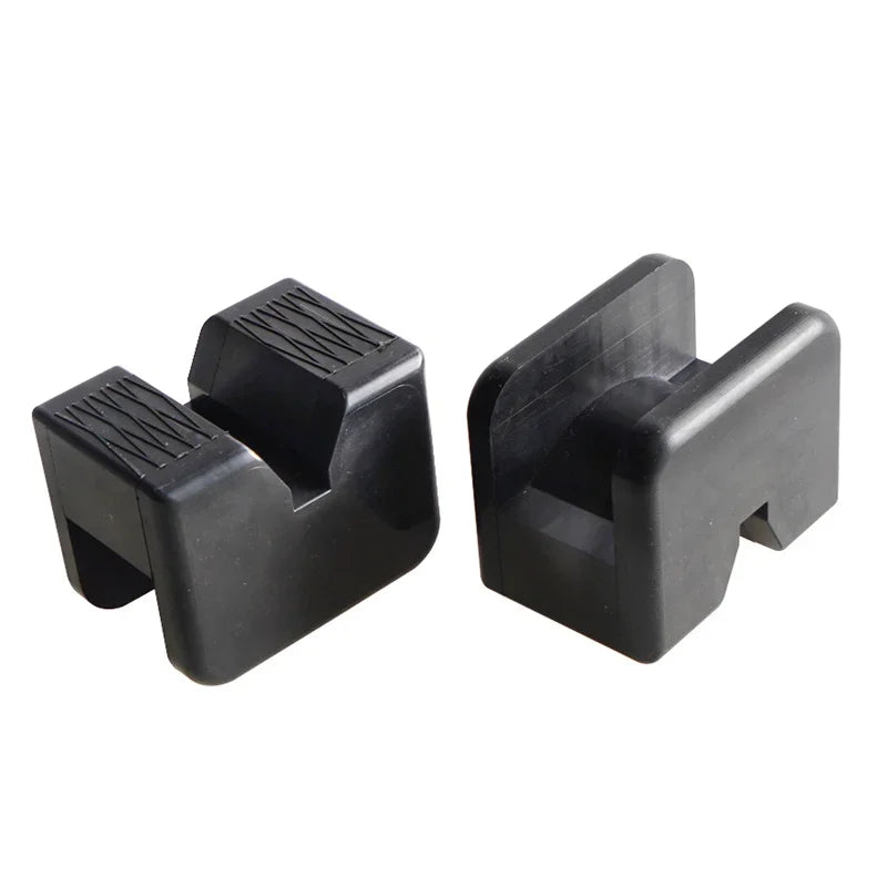 Universal Car Jack Rubber Pad Slotted Lift Jack Stand Frame Protector Adapter