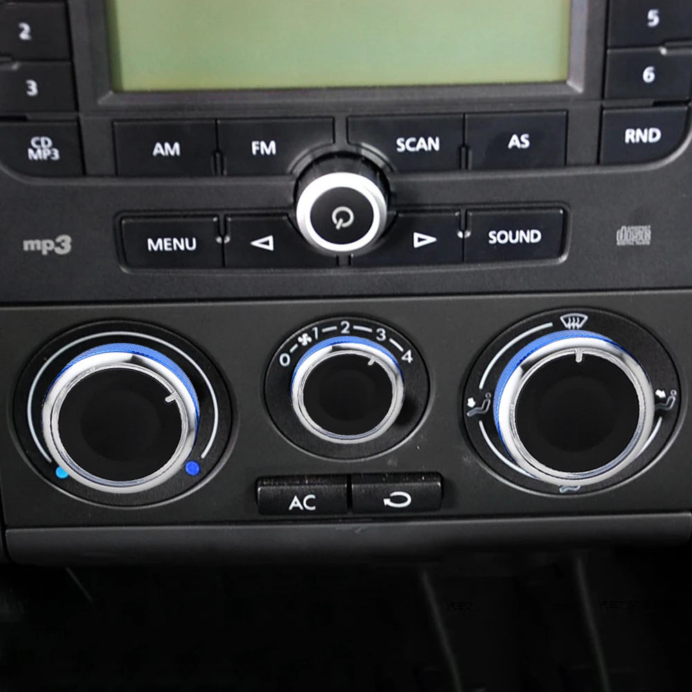 3Pcs AC Control Knobs for VW Passat B5 Golf 4 MK4 Bora Jetta Climate