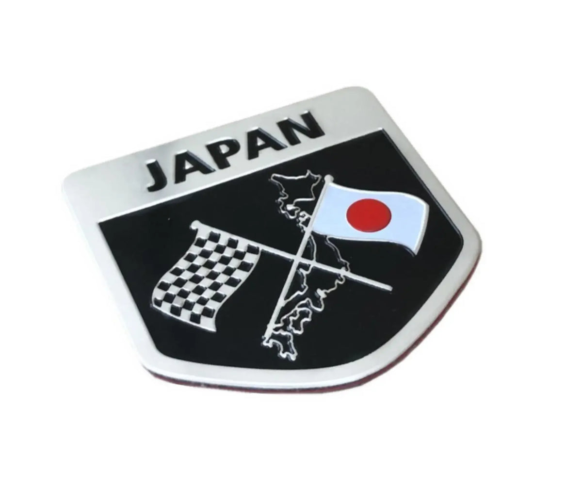 JDM Japanese Flag Metal Emblem Badge Decal for Daihatsu YRV Scion Venza Datsun