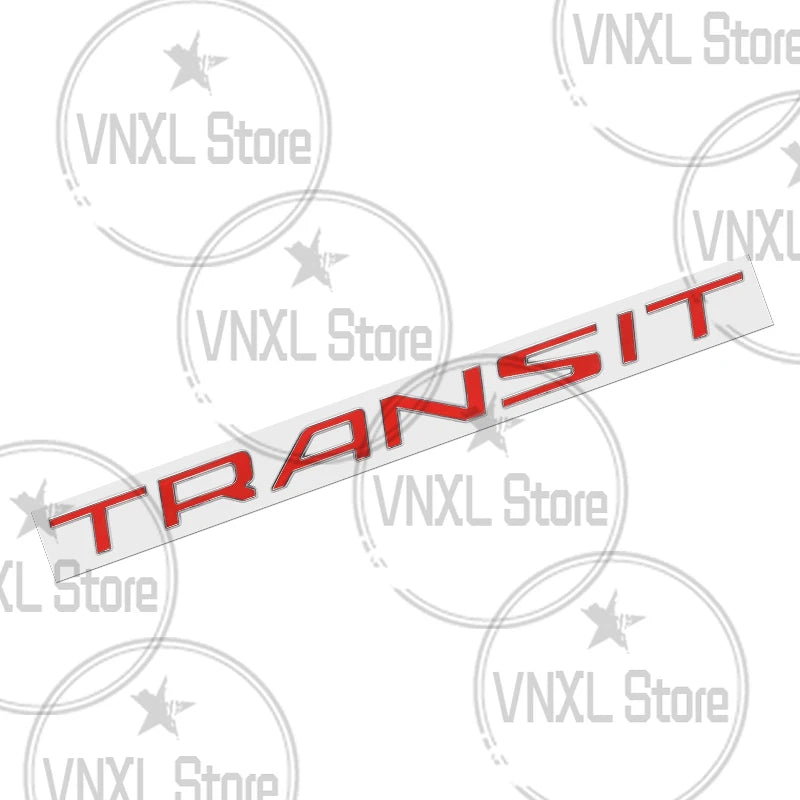 3D Metal Alloy Transit Custom Badge Emblem Sticker for Ford Van Camper Trunk