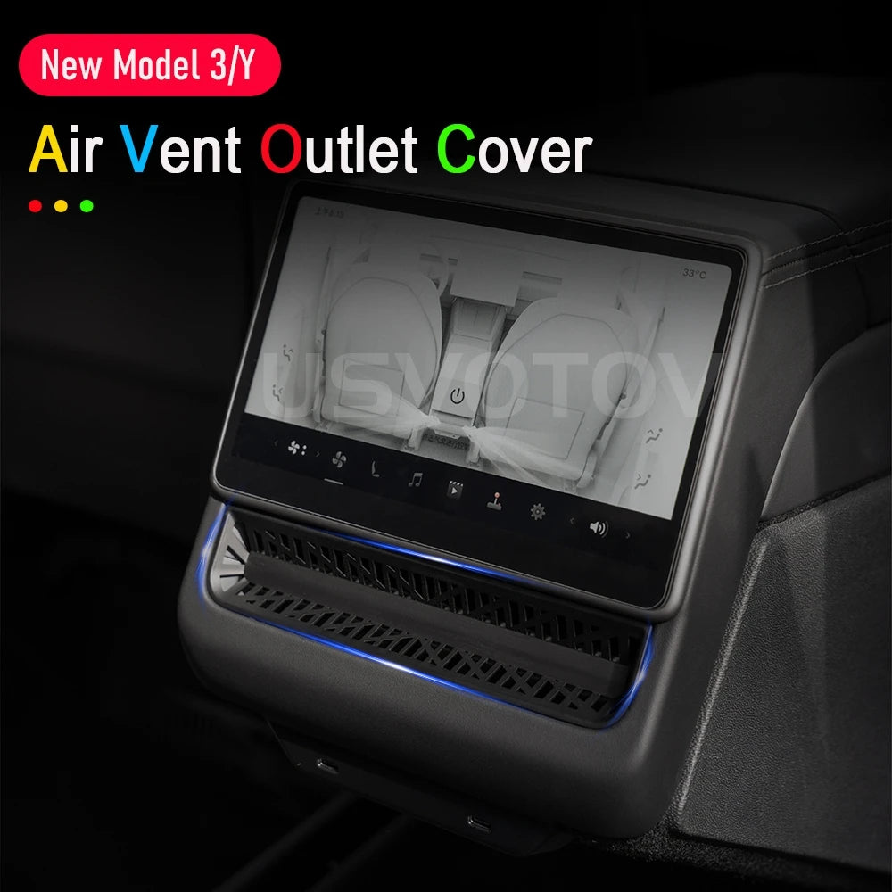 Rear Under Seat Air Vent Cover for Tesla Model 3/Y Model YL & Juniper 2025–2026