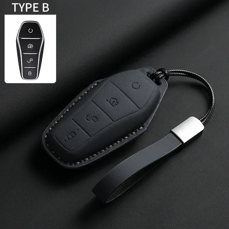Smart Key Cover Case for BYD Han EV, Tang DM, Qin PLUS, Song Pro & More