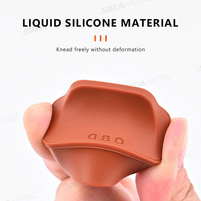 Silicone OBD Port Dust Cover Waterproof OBD-II Diagnostic Port Protector Cap