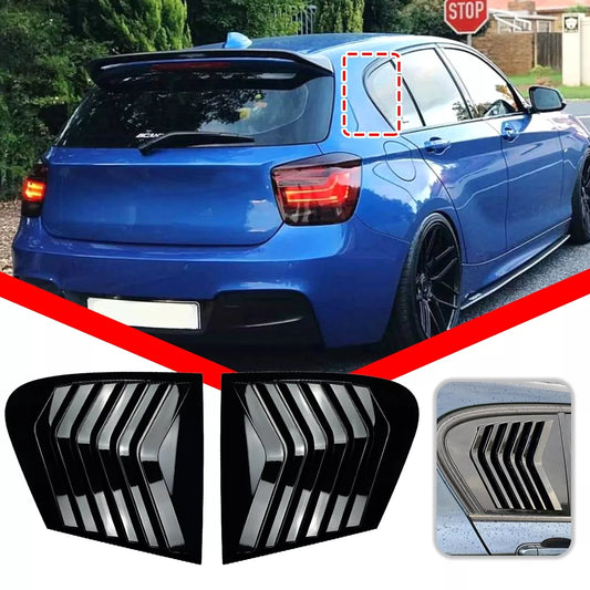 Rear Side Window Triangle Louver Cover for BMW F20 Hatchback 118i 2011–2019