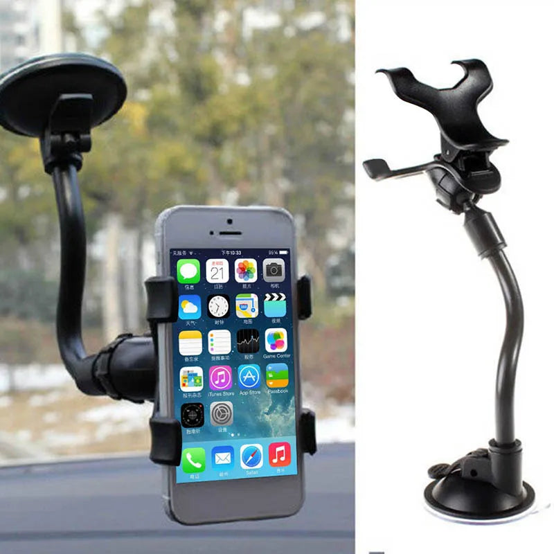 360° Rotating Car Phone Holder Suction Cup Flexible Mount iPhone Samsung