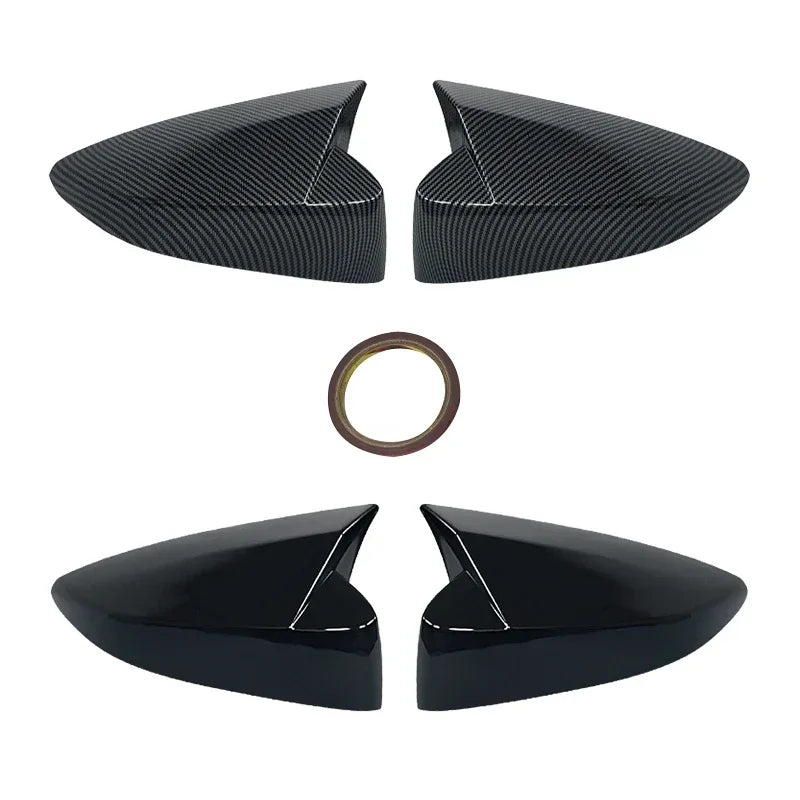 Carbon Fiber Look Side Mirror Cover Caps for Toyota GT86 & Subaru BRZ 2012–2020