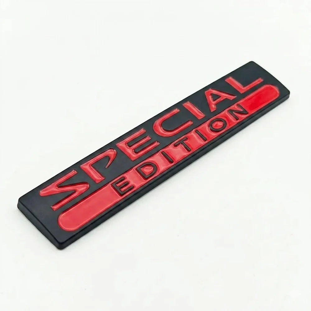 3D Metal Special Edition Car Emblem Badge Sticker Universal Rear Trunk Decal