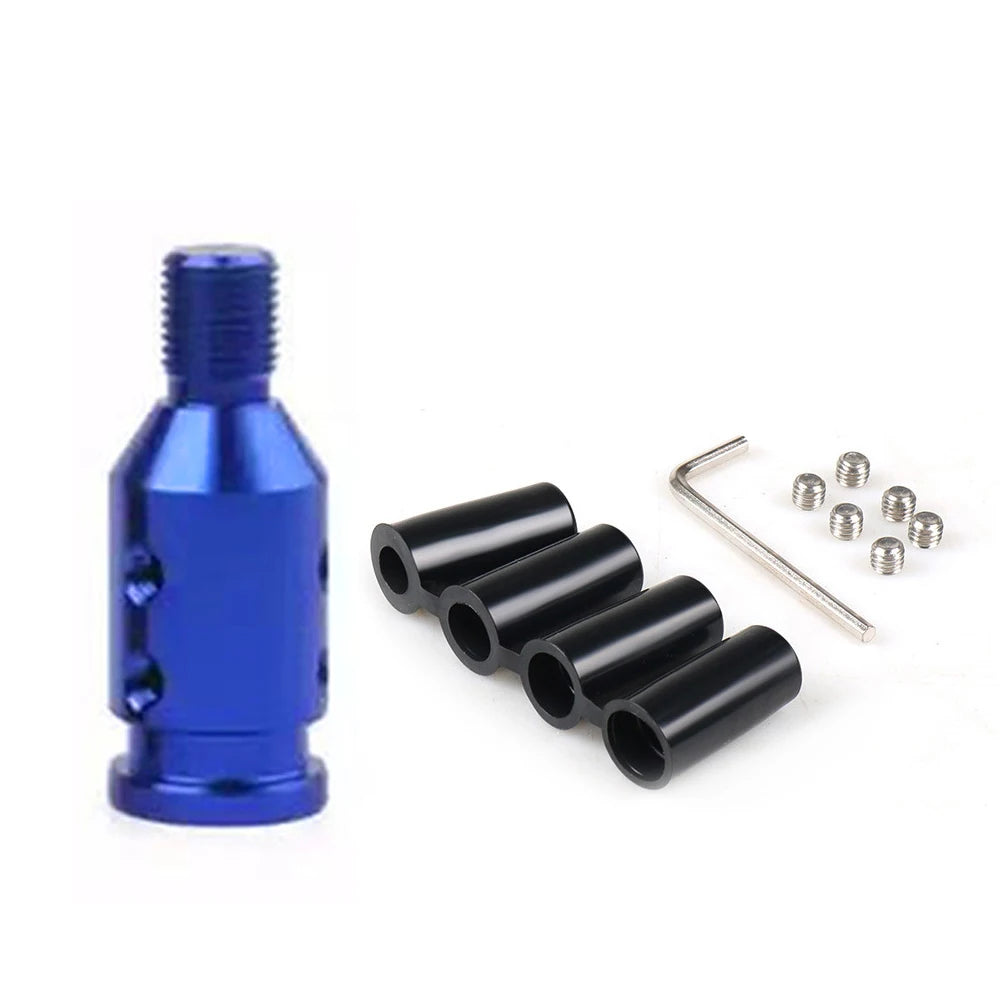 Aluminum Gear Shift Knob Adapter M12x1.25 BMW Mini M10x1.5 Honda Manual