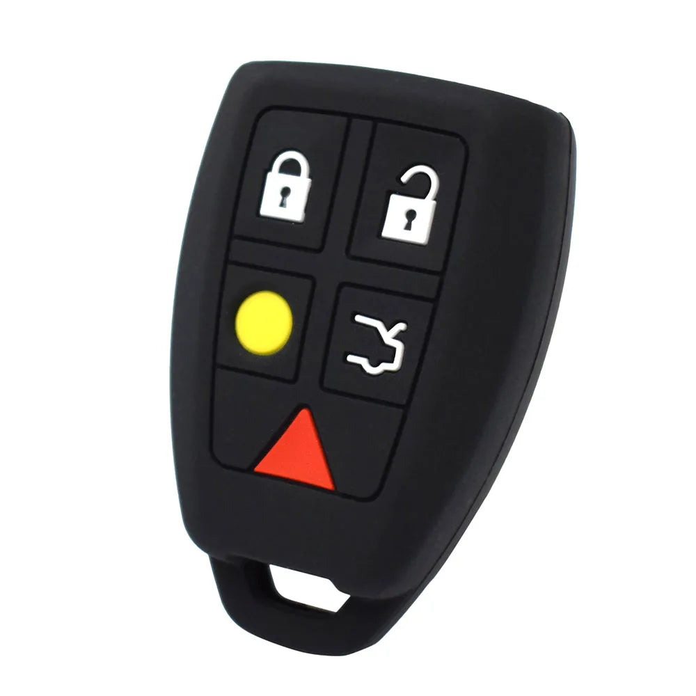 Silicone Remote Key Fob Cover for Volvo C30, C70, S40 & V50 2004–2007