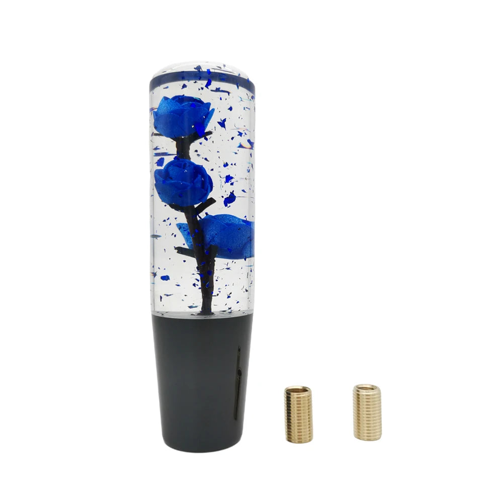 15CM Rose Flower Gear Shift Knob M12x1.25 M10x1.5 M10x1.25 M8x1.25