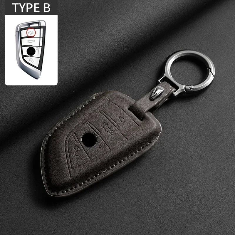Smart Key Case Cover for BMW 1, 3, 5, 7 Series, X1, X3, X4, X5 & M Models