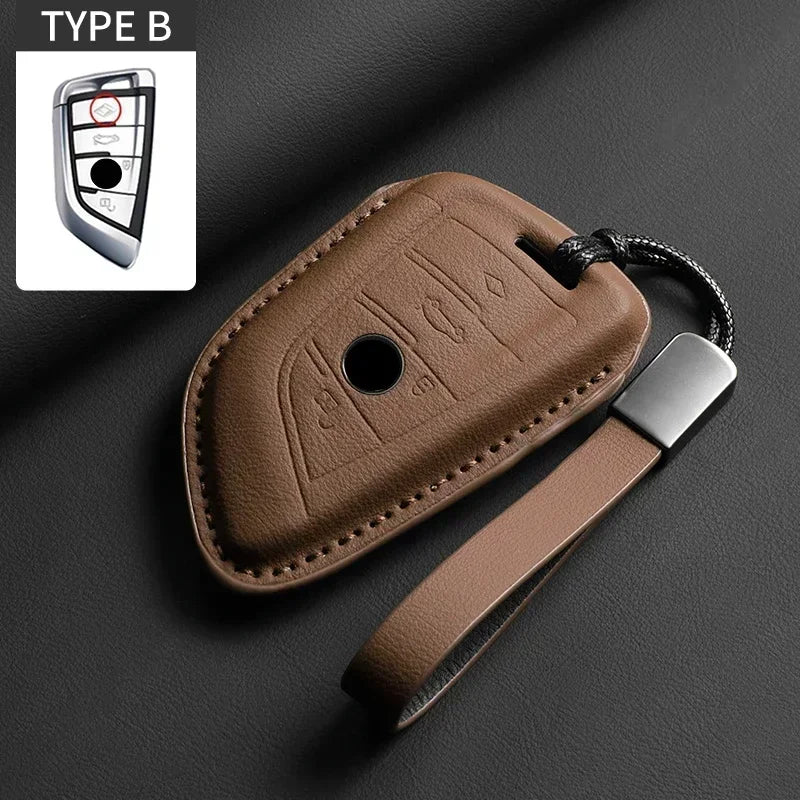 Smart Key Case Cover for BMW 1, 3, 5, 7 Series, X1, X3, X4, X5 & M Models