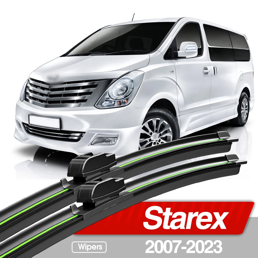 2PCS Front Windshield Wiper Blades for Hyundai Starex H1 2007–2023