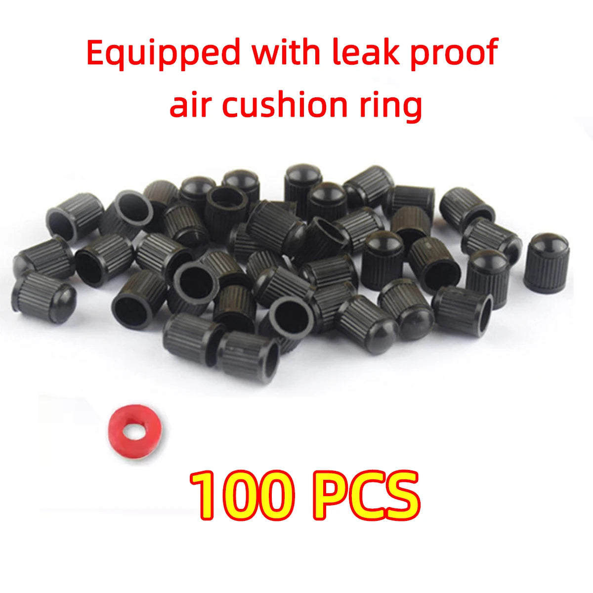 10/20/50/100Pcs Universal Tire Valve Stem Caps Dustproof Car Bike Motorcycle