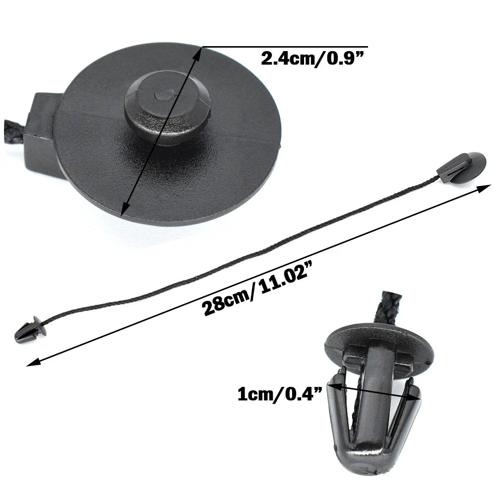 2PCS Rear Trunk Parcel Shelf Lift String Strap Clips for Ford Focus Mk3 2012–2018