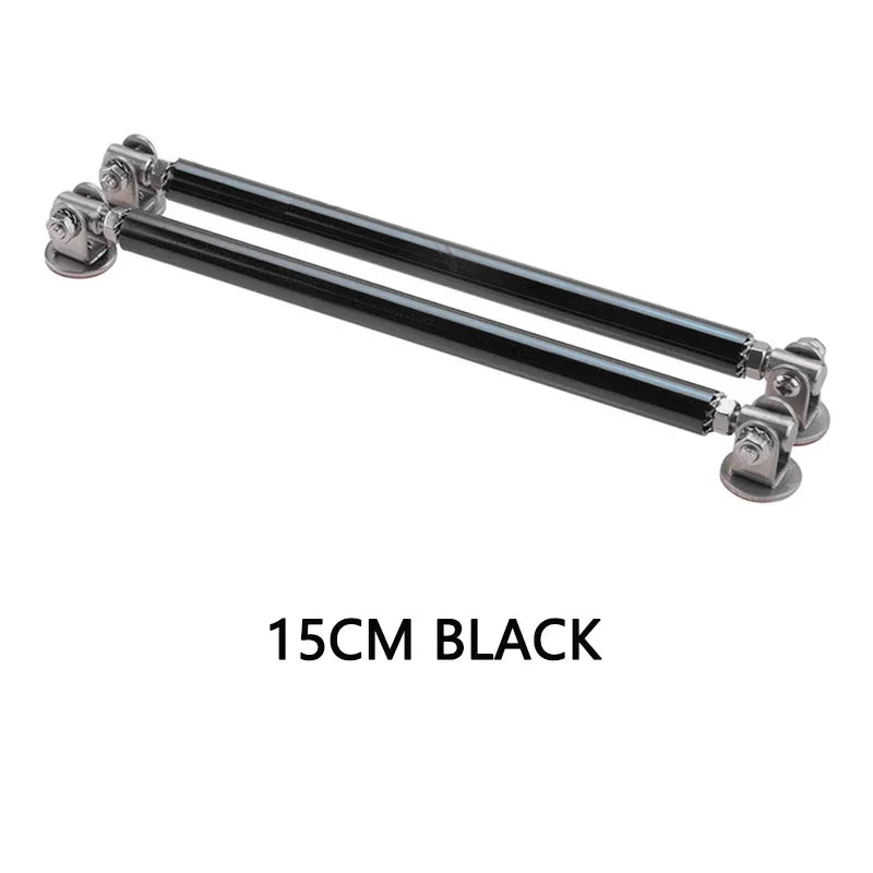 Universal Adjustable Bumper Lip Splitter Support Rods 100 150 200mm Car Kit