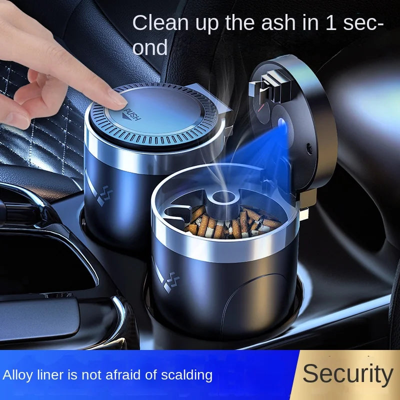 Portable LED Car Ashtray Smoke Cigarette Holder Cup with Light