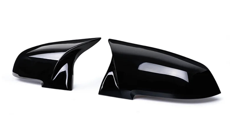 Gloss Black Side Mirror Cover Caps for BMW 1 2 3 4 Series F20 F30 F31 2014–2019