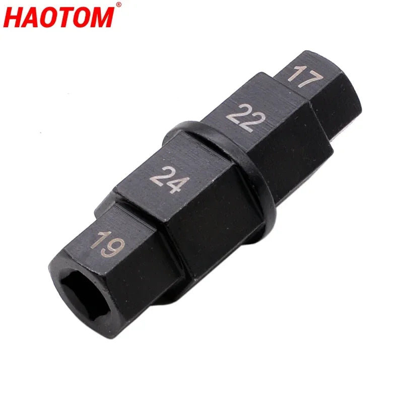Motorcycle Wheel Hex Spindle Driver Removal Tool Set – 17mm, 19mm, 22mm & 24mm