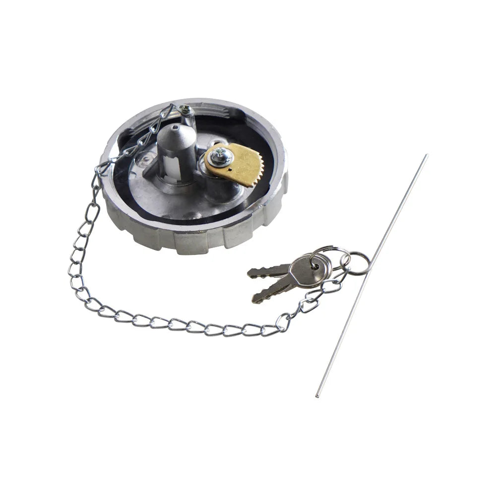Locking Diesel Fuel Cap 3.5" 5.5 TPI Vented for Kenworth Peterbilt Semi Truck