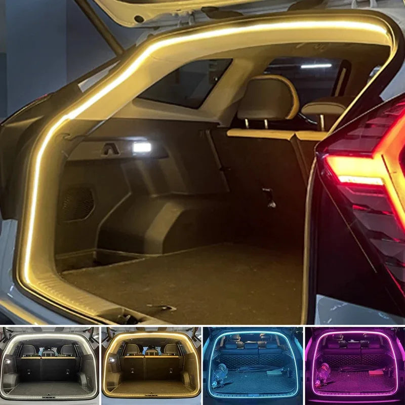 Car Trunk LED Light Strip Automatic Sensor Tailgate Ambient Interior Lamp