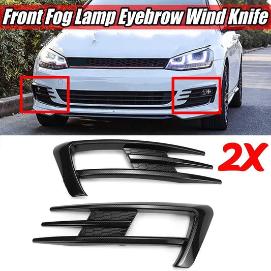 Front Fog Light Grille Set for Volkswagen Golf 7 MK7 GTI 2014–2017