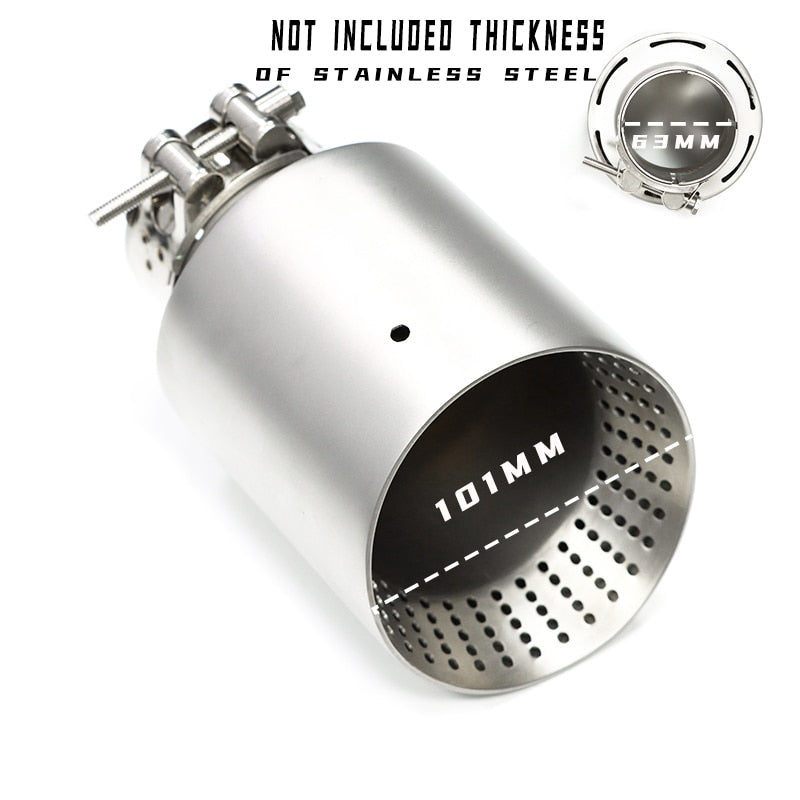 Matte Stainless Steel Exhaust Tip (Universal)