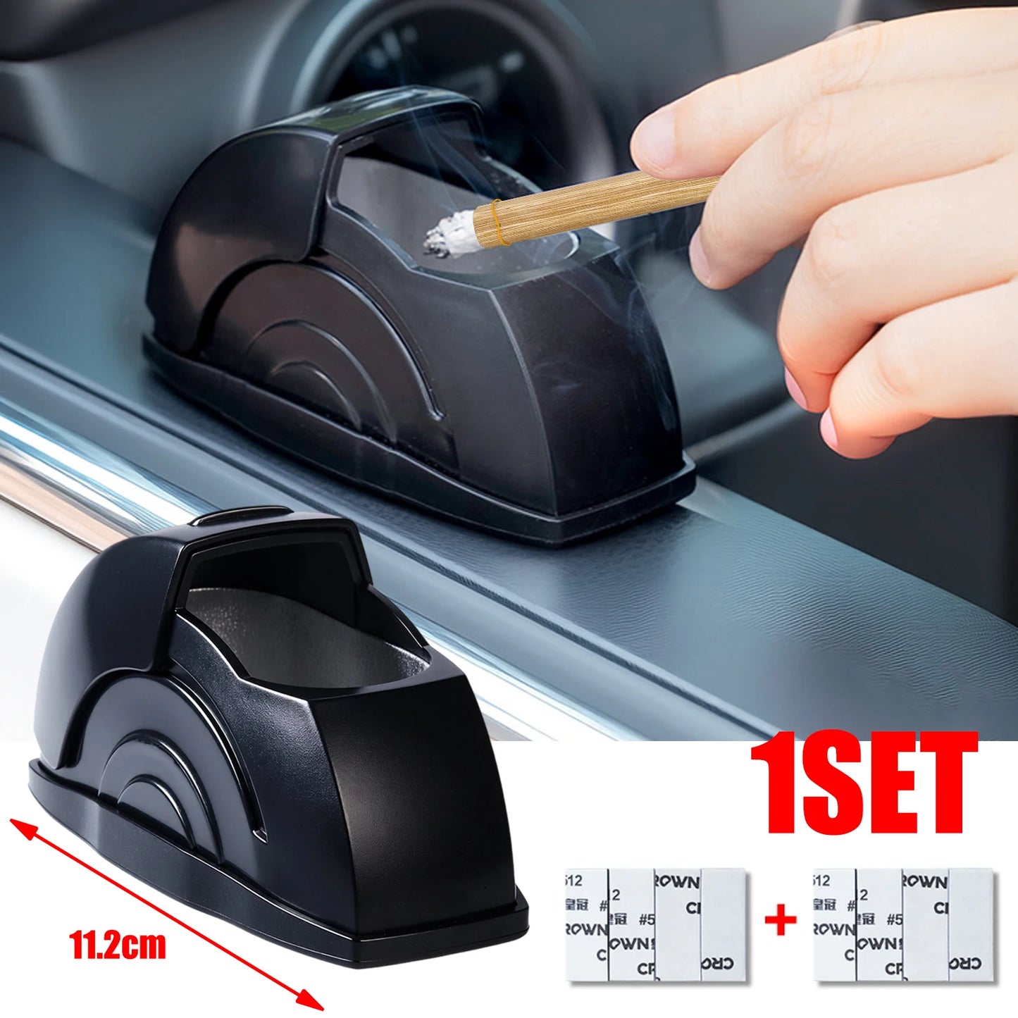 Portable Car Cigarette Ashtray Cup with Lid Detachable Vehicle Ashtray Holder