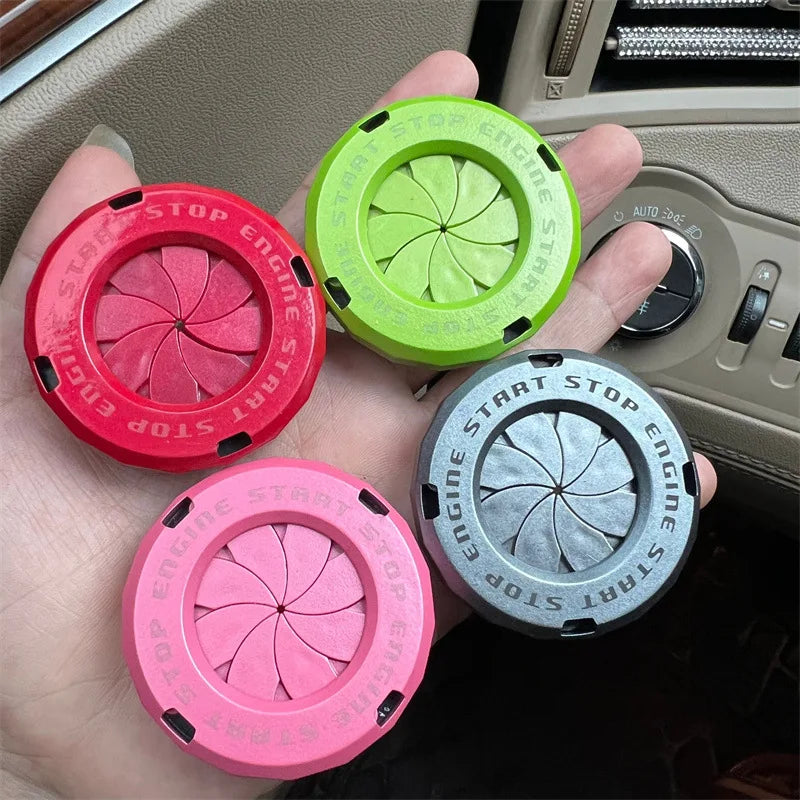Motorcycle Ignition Key Cover Push Start Button Decorative Interior Trim