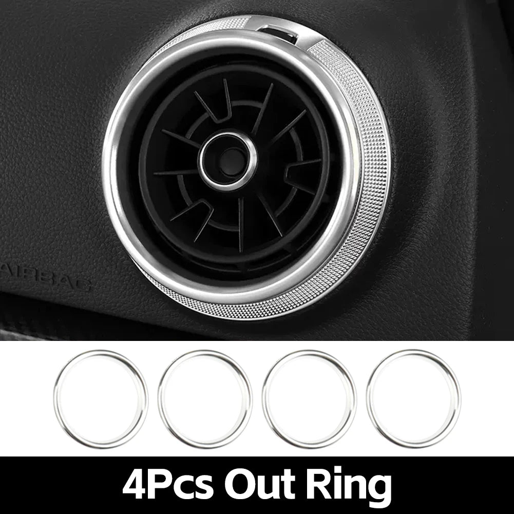 Air Vent Trim Ring Centre Console Cover for Audi A3 8V S3 2014-2019