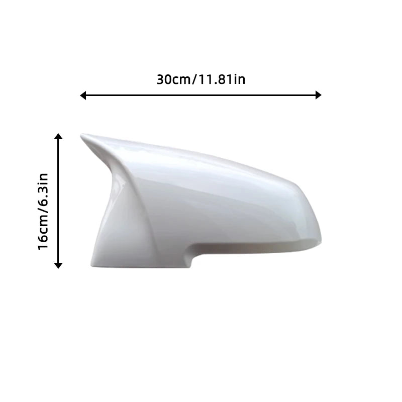 White Side Mirror Cover Caps for BMW 1 2 3 3GT 4 Series X1 E84 M2 i3 F20 F21 F22