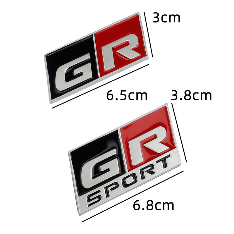 GR Gazoo Racing Sport Badge 3D Alloy Emblem (Toyota)