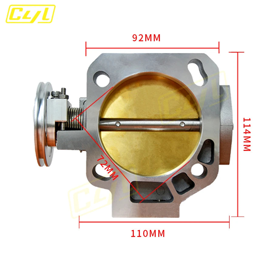 72mm Aluminum Throttle Body for Honda K20 K24 K Series RBC RRC PRB PRC