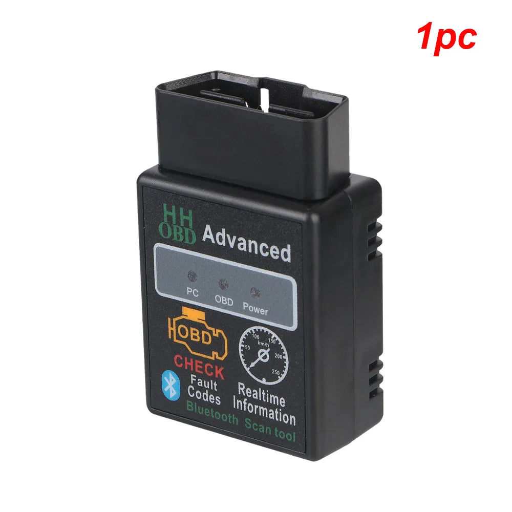 ELM327 V1.5 Bluetooth 5.1 OBD2 Scanner 16-Pin 12V Car Diagnostic Code Reader