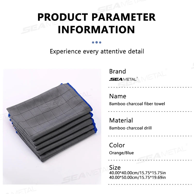 Microfiber Carbon Fiber Glass Cleaning Cloth Streak-Free Cleaning Towel