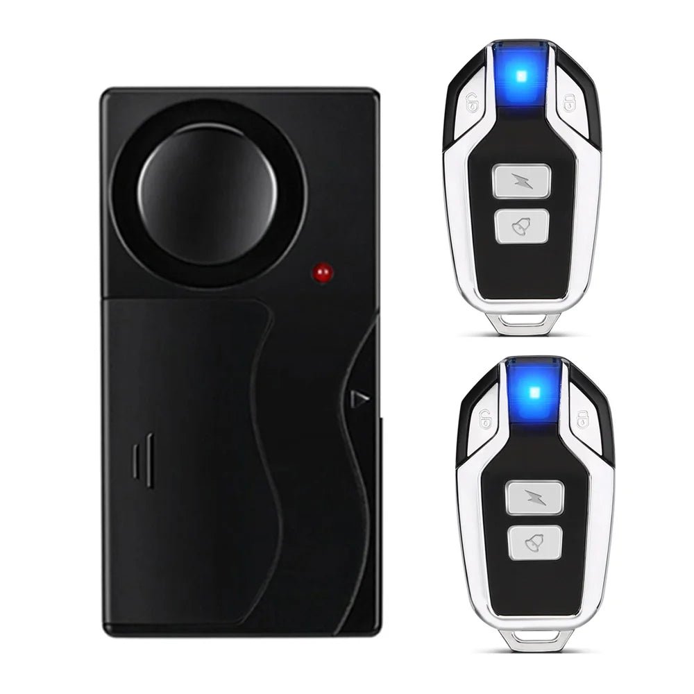 110dB Wireless Door Window Vibration Alarm Anti Theft Security Alarm Remote
