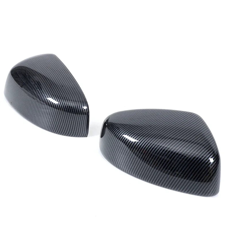Side Mirror Cover Pair Carbon Fibre Print ABS for Nissan 370Z Z34 2009-2020