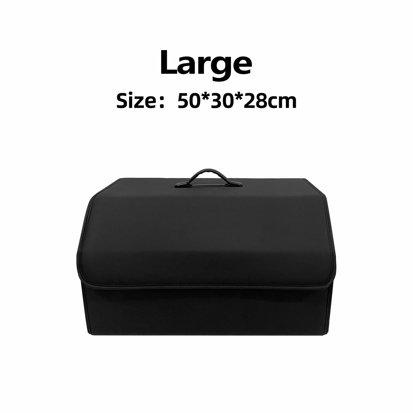 PU Leather Collapsible Car Trunk Storage Organizer Box Multipurpose Holder
