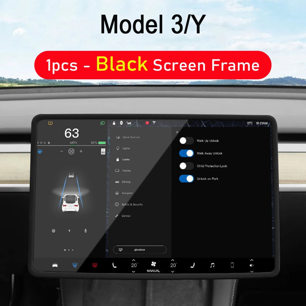 Interior Trim Protection Kit for Tesla Model 3, Model Y & Model Y Juniper 2025–2026