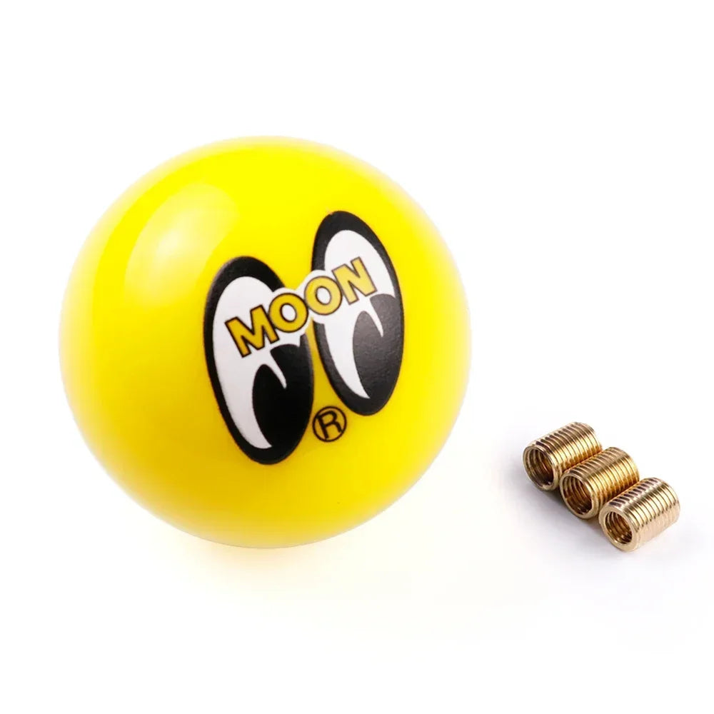 MOONEYES Style Round Ball Gear Shift Knob Universal Manual Car Shifter Lever Head