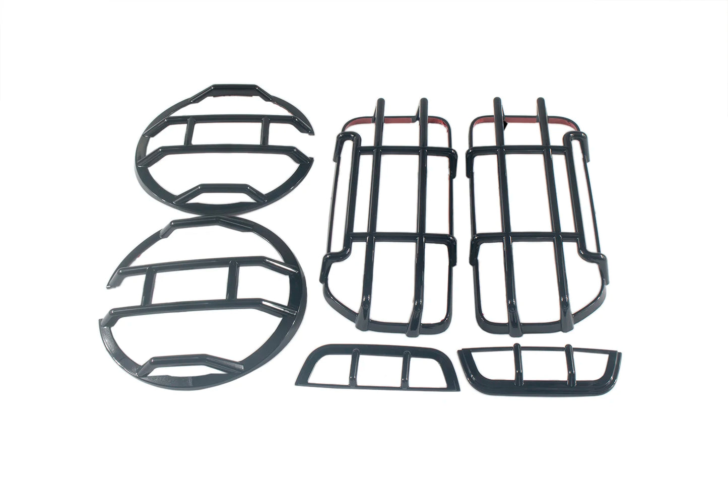 Headlight,Tail Light & Wheel Arch LED Guard Cover Set for Ford Bronco 2021–2024