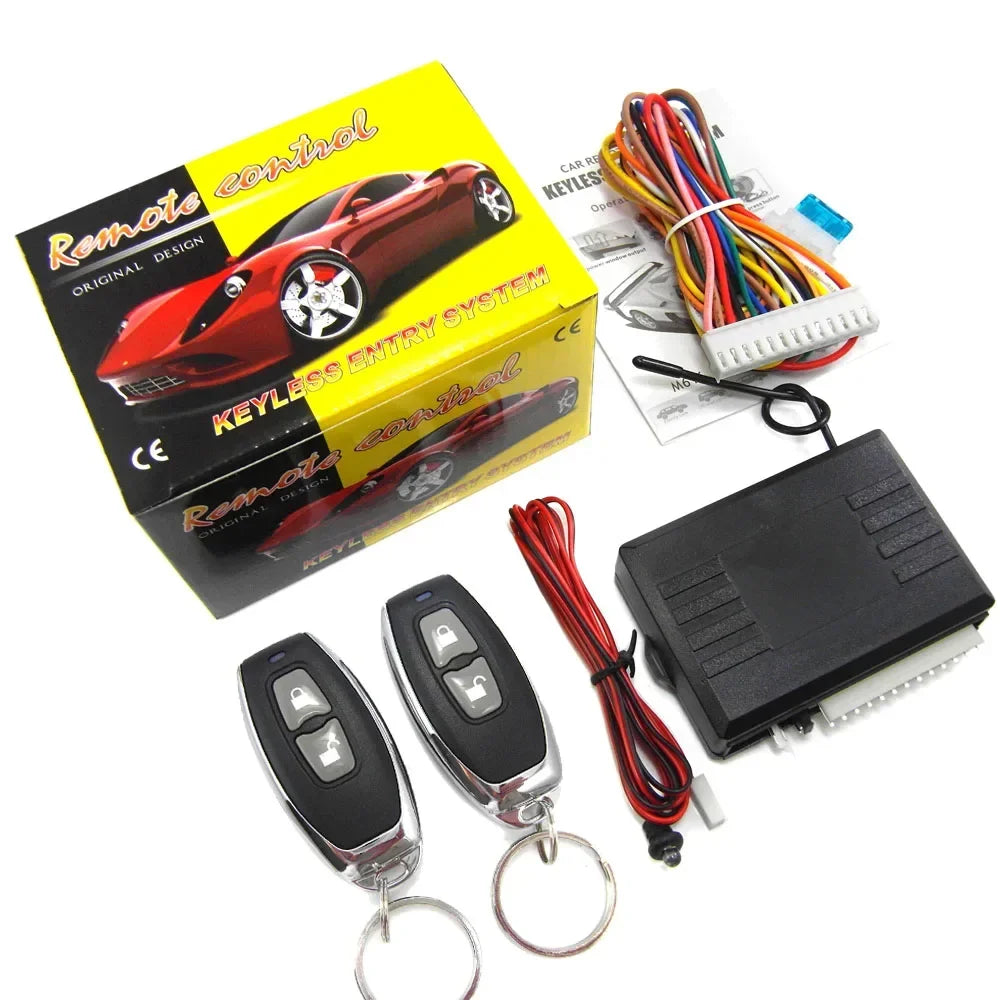 Universal Car Keyless Entry System Remote Control Central Door Lock Alarm Kit